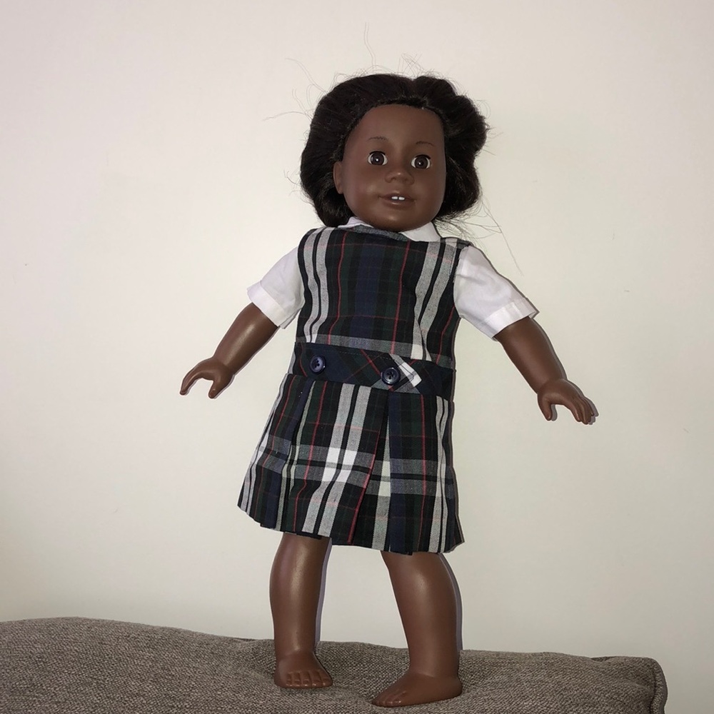 “Back to School”Plaid Uniform fits a American Girl